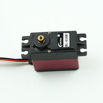 Industrial Small High Torque Servo Motor Brushless 32kg 63.6g Corona BL6168