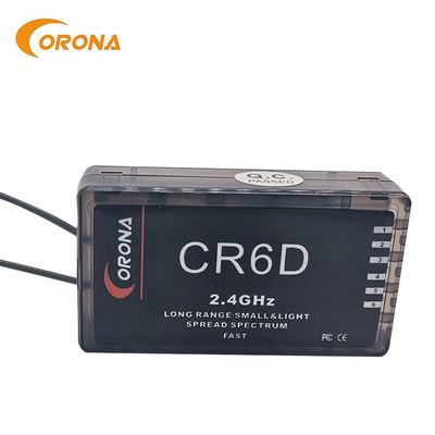 6ch 6 Channel Rc Receiver 2.4g DSSS Remote Control Compatible Corona CR6D